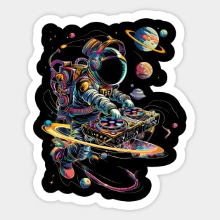 Cat DJ Energy Sticker